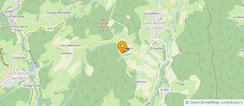 localisation de l'entreprise MADAME AGNES GHAZARIAN  SAINT-BONNET-LE-TRONCY