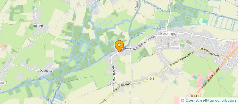 localisation de l'entreprise MADAME AGNES GILBERT  BESSINES