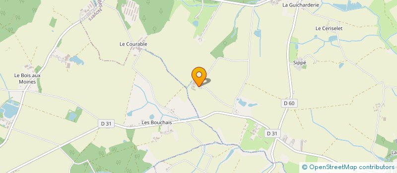 localisation de l'entreprise MADAME AGNES GILBERT  SAINT-MARTIN-DES-NOYERS