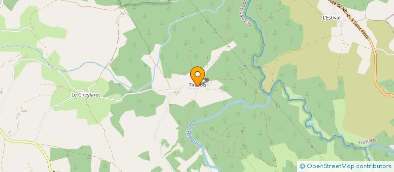 localisation de l'entreprise MADAME AGNES GINESTIERE  PEYRE EN AUBRAC