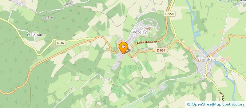 localisation de l'entreprise MADAME AGNES GOBILLOT à VEZELAY