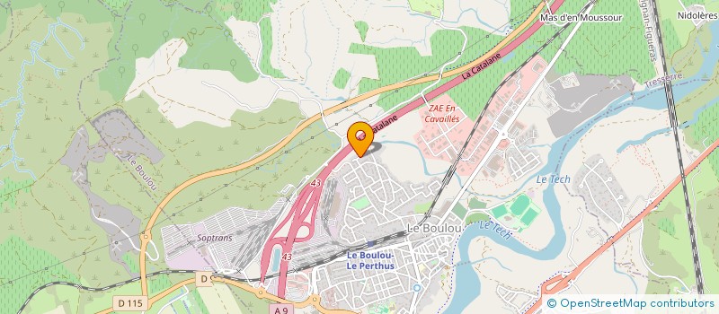 localisation de l'entreprise MADAME AGNES GOMEZ à LE BOULOU