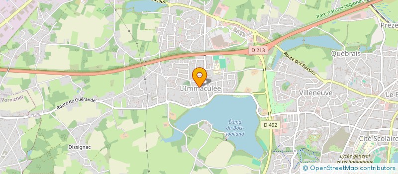 localisation de l'entreprise MADAME AGNES GOUBEAULT  SAINT-NAZAIRE