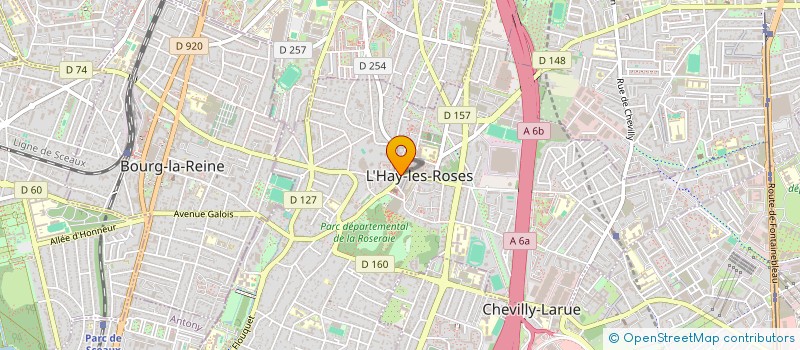 localisation de l'entreprise MADAME AGNES GOUJON  L'HAY-LES-ROSES