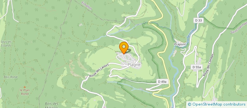 localisation de l'entreprise MADAME AGNES GRACIA à PLAGNE