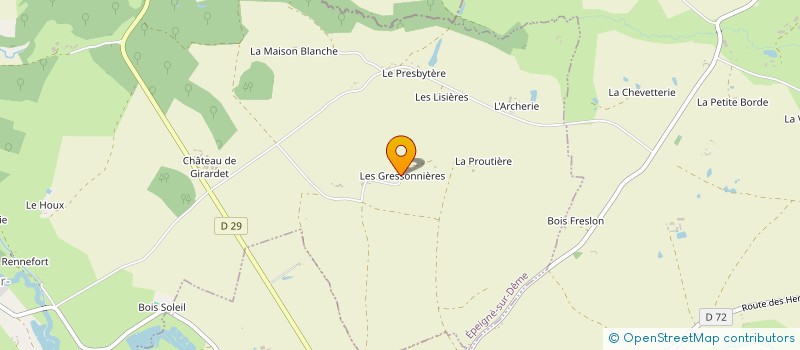 localisation de l'entreprise MADAME AGNES GRAILLOT à EPEIGNE-SUR-DEME