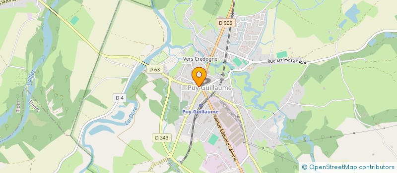 localisation de l'entreprise MADAME AGNES GRENIER  PUY-GUILLAUME