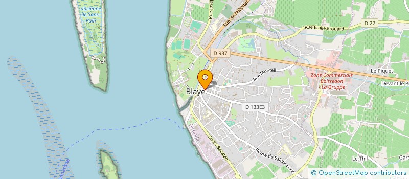 localisation de l'entreprise MADAME AGNES GRIFFON  BLAYE