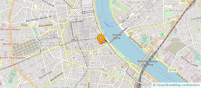 localisation de l'entreprise MADAME AGNES GRIFFOUL  BORDEAUX