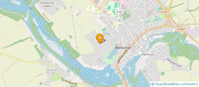 localisation de l'entreprise MADAME AGNES GRIMAL  PERONNE