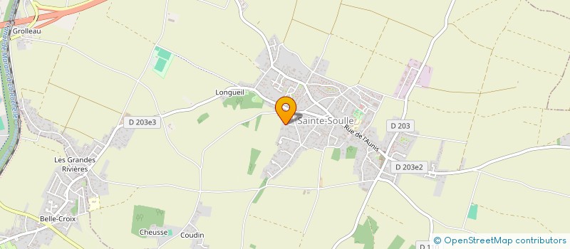 localisation de l'entreprise MADAME AGNES GROS  SAINTE-SOULLE