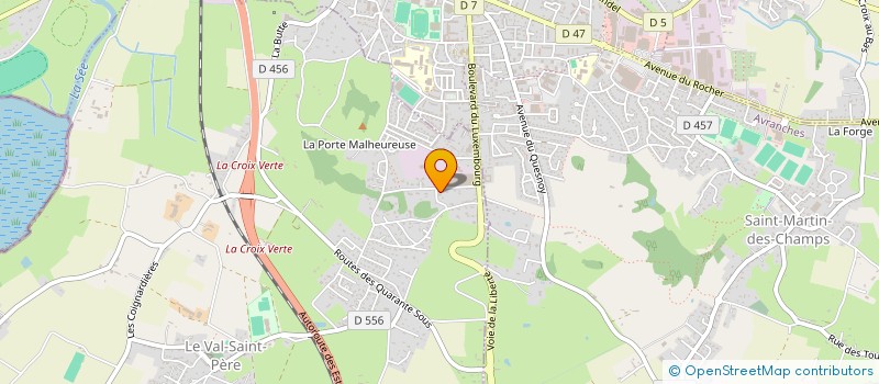 localisation de l'entreprise MADAME AGNES GROSSE  LE VAL-SAINT-PERE