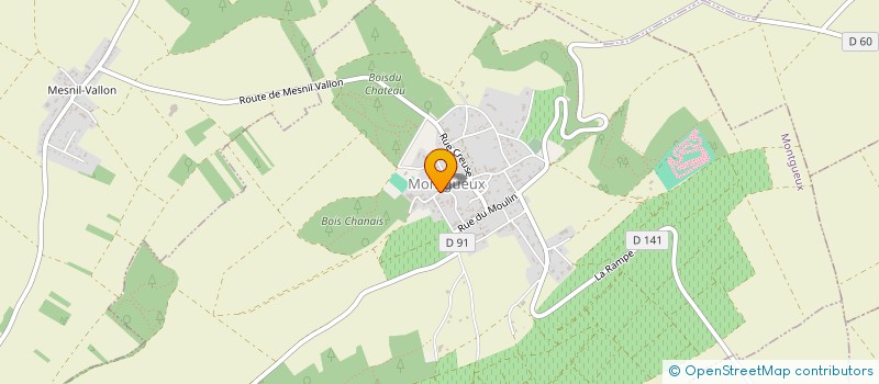 localisation de l'entreprise MADAME AGNES GRZYBOWSKI à MONTGUEUX