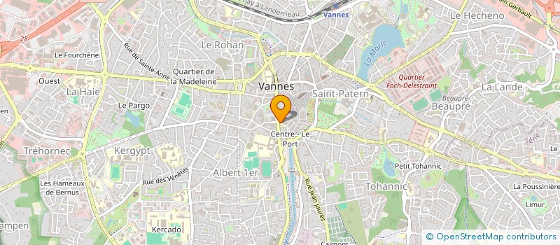 localisation de l'entreprise MADAME AGNES GUELET à VANNES