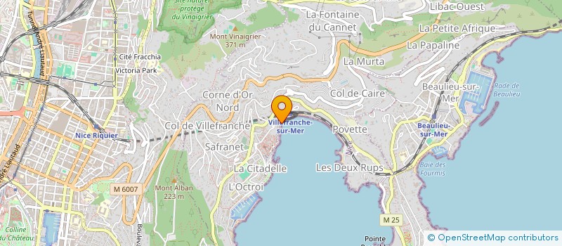 localisation de l'entreprise MADAME AGNES GUENIN à VILLEFRANCHE-SUR-MER