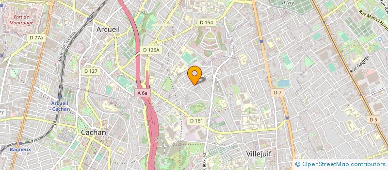 localisation de l'entreprise MADAME AGNES GUESSAB  VILLEJUIF