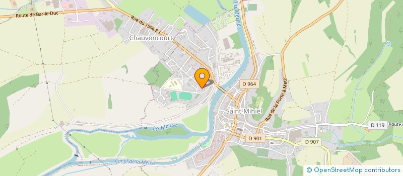 localisation de l'entreprise MADAME AGNES GUFFROY  SAINT-MIHIEL