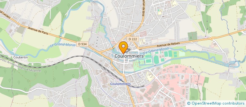 localisation de l'entreprise MADAME AGNES GUILLAUME à COULOMMIERS