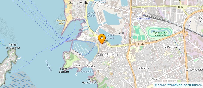 localisation de l'entreprise MADAME AGNES GUILLOTIN à SAINT-MALO