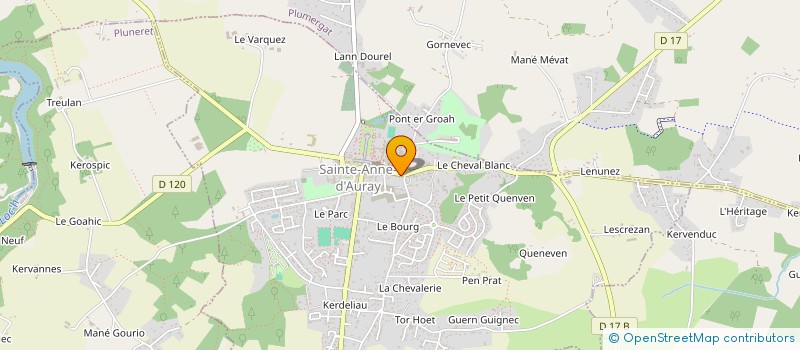 localisation de l'entreprise MADAME AGNES GUILLOUX  SAINTE-ANNE-D'AURAY