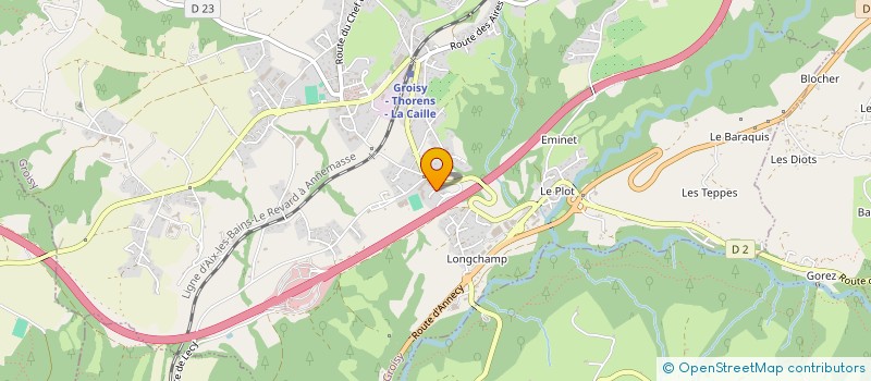 localisation de l'entreprise MADAME AGNES GUZZI  GROISY