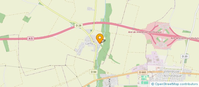 localisation de l'entreprise MADAME AGNES HARDI  LAILLY