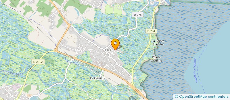 localisation de l'entreprise MADAME AGNES HARDOUIN  LE CHATEAU-D'OLERON