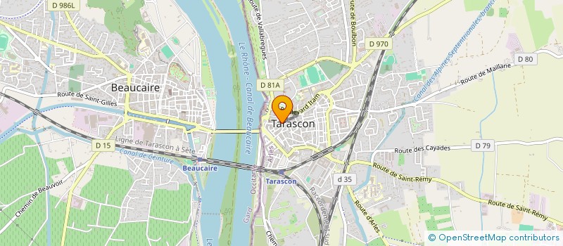 localisation de l'entreprise MADAME AGNES HARIVEL  TARASCON