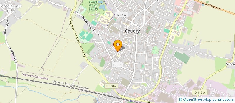 localisation de l'entreprise MADAME AGNES HECQUET  CAUDRY