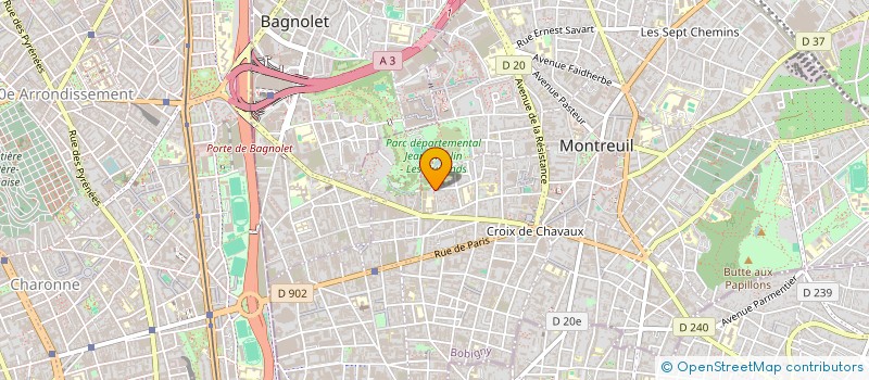 localisation de l'entreprise MADAME AGNES HELLER à MONTREUIL