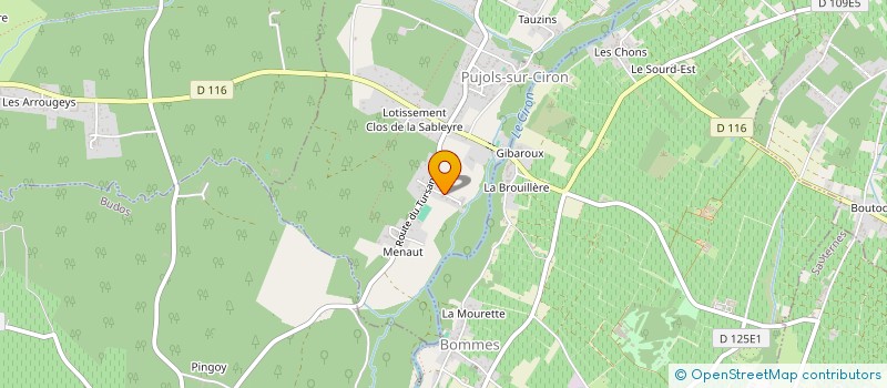 localisation de l'entreprise MADAME AGNES HEMON  PUJOLS-SUR-CIRON