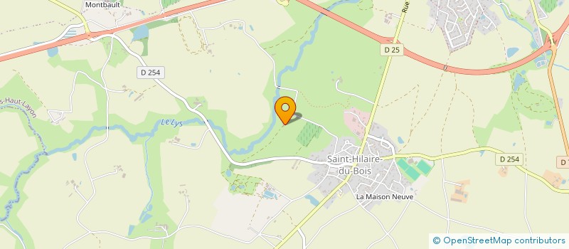 localisation de l'entreprise MADAME AGNES HERBRETEAU  MONTILLIERS