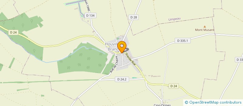 localisation de l'entreprise MADAME AGNES HERY à HOUVILLE-LA-BRANCHE