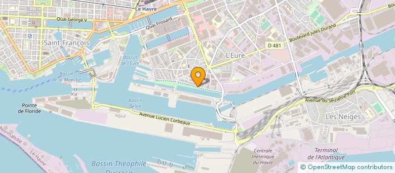 localisation de l'entreprise MADAME AGNES HIBERT  LE HAVRE