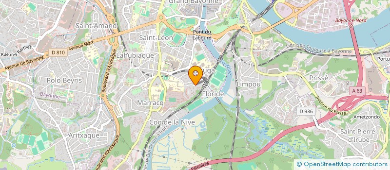 localisation de l'entreprise MADAME AGNES HIRIGOYEN à BAYONNE