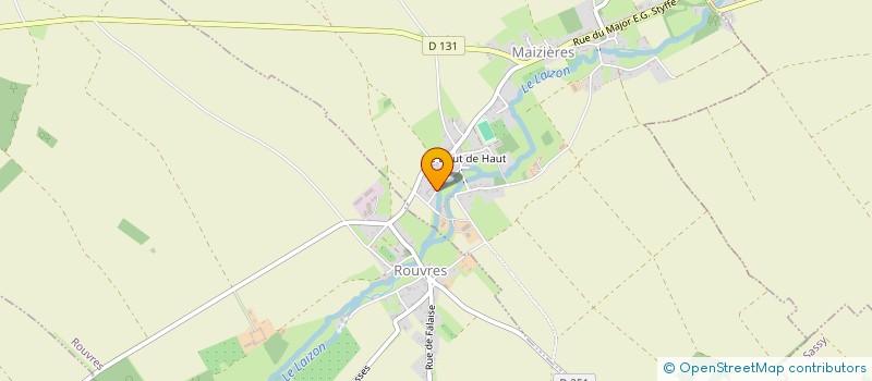 localisation de l'entreprise MADAME AGNES HOFLACK  MAIZIERES