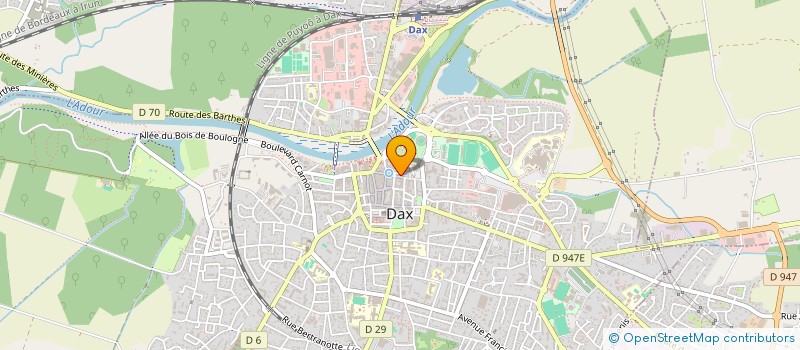 localisation de l'entreprise MADAME AGNES HORNUST  DAX