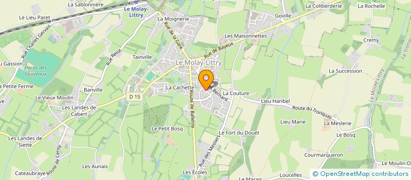 localisation de l'entreprise MADAME AGNES HUBERT à ISIGNY-SUR-MER