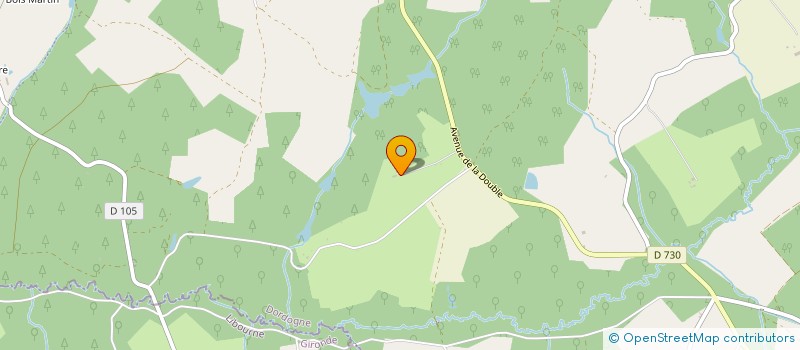 localisation de l'entreprise MADAME AGNES HUGON DE MASGONTIER  LA ROCHE-CHALAIS