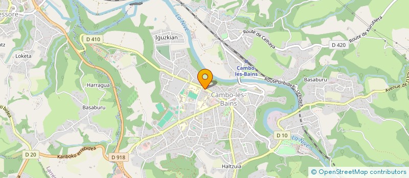 localisation de l'entreprise MADAME AGNES ICHOURIBEHERE  CAMBO-LES-BAINS