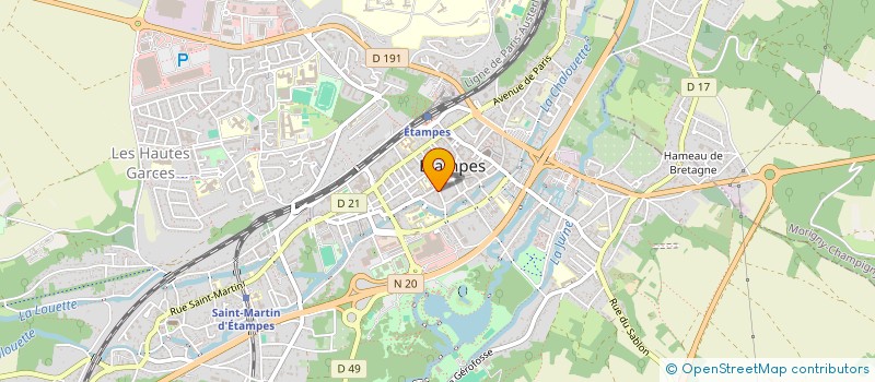 localisation de l'entreprise MADAME AGNES IMBAULT à ETAMPES