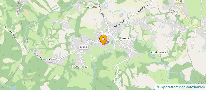 localisation de l'entreprise MADAME AGNES IRIBARREN  AHETZE