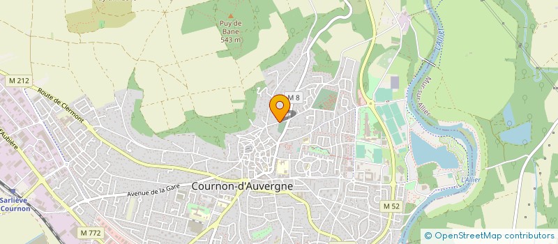 localisation de l'entreprise MADAME AGNES ISSERTES  COURNON-D'AUVERGNE