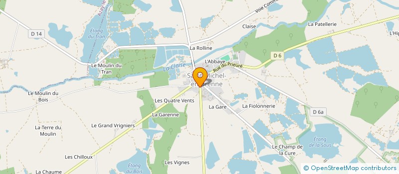 localisation de l'entreprise MADAME AGNES JALAGEAS à AZAY-LE-FERRON