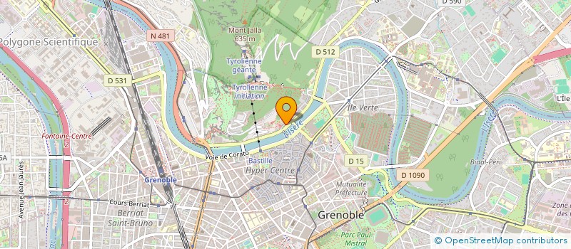 localisation de l'entreprise MADAME AGNES JEANNOT  GRENOBLE