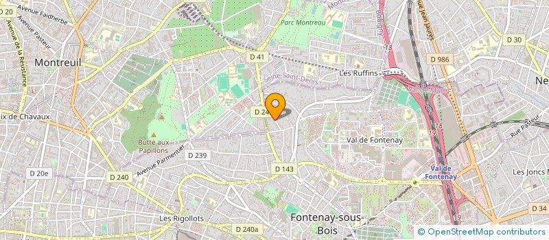 localisation de l'entreprise MADAME AGNES JEONG à FONTENAY-SOUS-BOIS