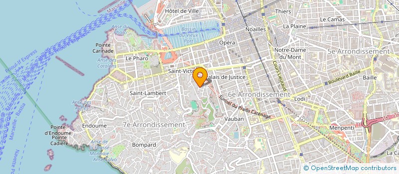 localisation de l'entreprise MADAME AGNES JESUPRET  MARSEILLE 6