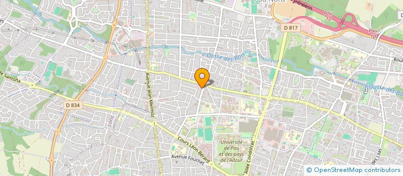 localisation de l'entreprise MADAME AGNES JUGE-BOULOGNE à BILLERE