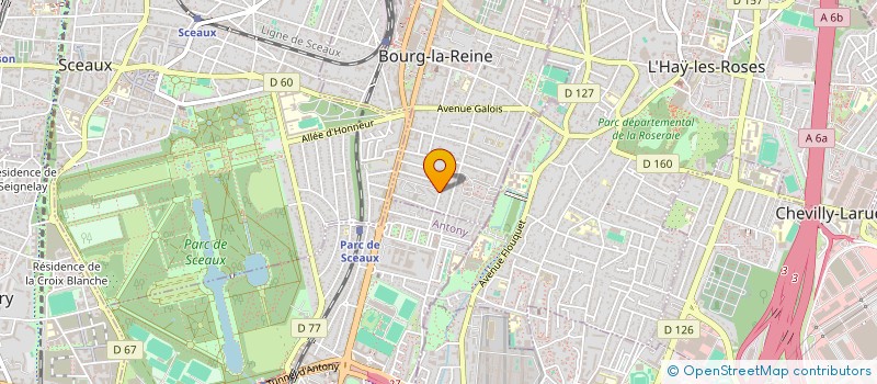 localisation de l'entreprise MADAME AGNES KELLENBERGER à BOURG-LA-REINE