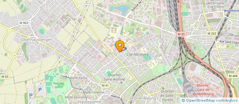 localisation de l'entreprise MADAME AGNES KLOS  STRASBOURG